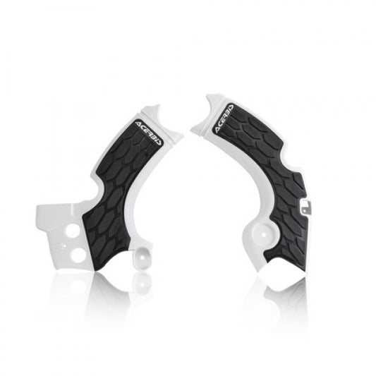Acerbis X-Grip frame beschermers wit / zwart Kawasaki KX 250F 15-