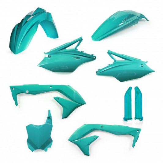 Acerbis full plastic kit Teal Groen Kawasaki KX 450F 18