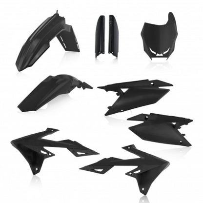 Acerbis plastic kit Zwart Suzuki RM-Z 250 19- & RM-Z 450 18-