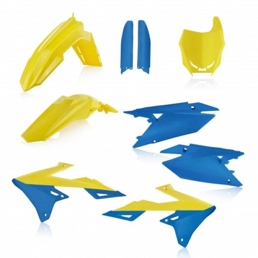 Acerbis plastic kit Blauw / Geel Suzuki RM-Z 250 19- & RM-Z 450 18-