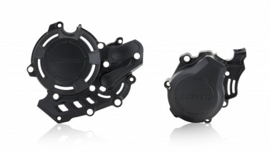 Acerbis X-Power motorblok beschermers Zwart Husqvarna FC 450 16- & FE 450 17- & FE 501 19- & KTM EXC-F 450/500 17- & SX-F 450 16-