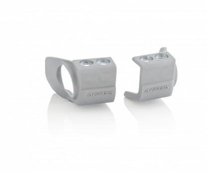 Acerbis voorpoot beschermer zilver Honda CRF 09- & Kawasaki KX-F 09-