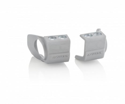 Acerbis voorpoot beschermer zilver Honda CRF 09- & Kawasaki KX-F 09-