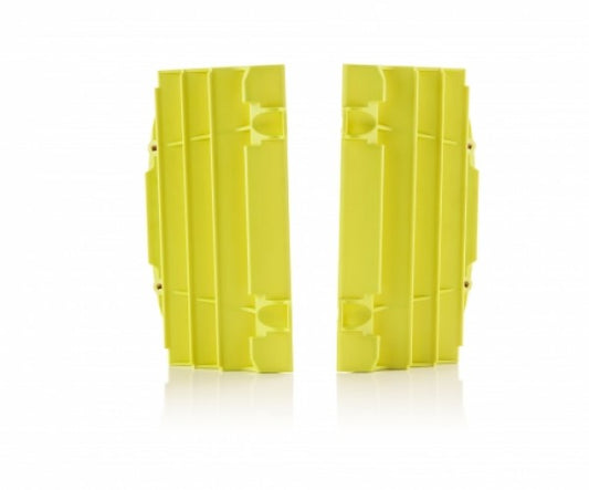 Acerbis radiator lammellen plastic Fluor Geel KTM SX 125/150 16-18 & SX 250 17-18 & SX-F 250/350/450 16-18 & EXC 250 17 & EXC 250 TPI 18-19 & EXC 300 TPI 18-19 & EXC-F 250/350/450/500 17-19 & Husqvarna TC 125 16-18