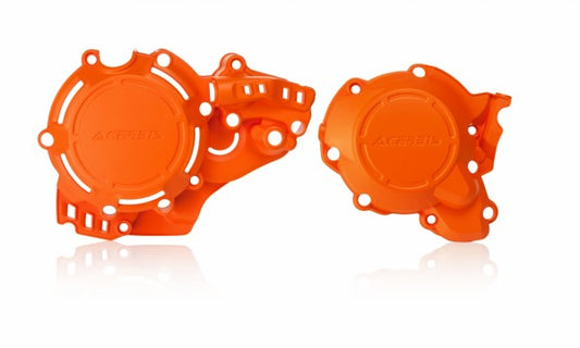 Acerbis X-Power motorblok beschermers KTM oranje KTM SX 250 2017-2018 & EXC 250/300 2017-2019 & Husqvarna TC 250 2017-2018 & TE 250/300 2017-2019