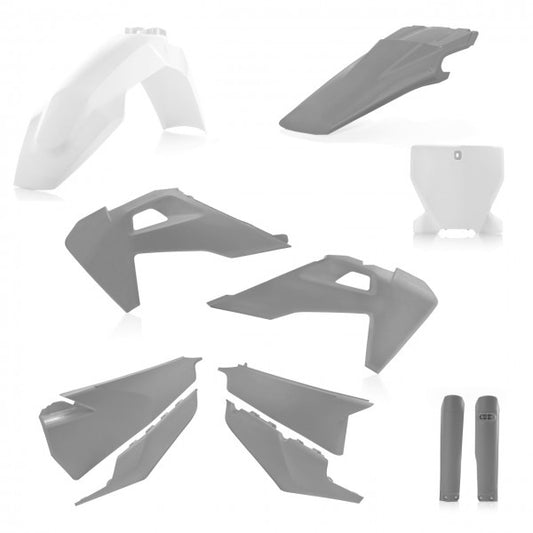 Acerbis plastic kit Wit / Grijs Husqvarna FC/TC 125/250/350/450 19-