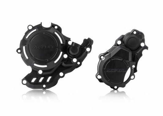 Acerbis X-Power motorblok beschermers Zwart Gas Gas MC 250F 2021 & Husqvarna FC 250/350 2016- & KTM SX-F 250/350 2016-