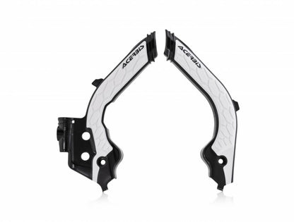 Acerbis X-Grip frame beschermers zwart / wit Husqvarna TC/FC 125/250/350/450 19- & TE 250i/300i 20 & FE 250/350/450/501 20 & Gas Gas EC/MC 125/250/300/350F 2021-