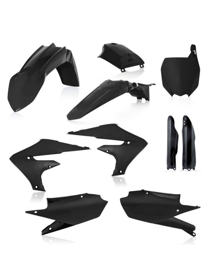 Acerbis plastic kit Black Yamaha YZ 250F 2019-2023 &amp; YZ 450F 2018-2022