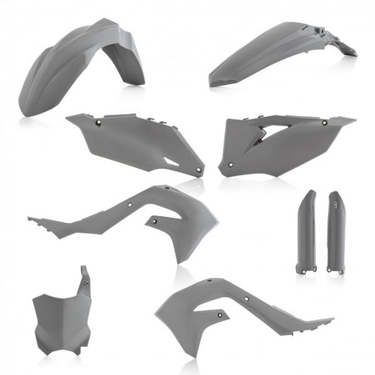 Acerbis full plastic kit Grijs Kawasaki KX 250F 2021-2024 & KX 450F 2019-2023