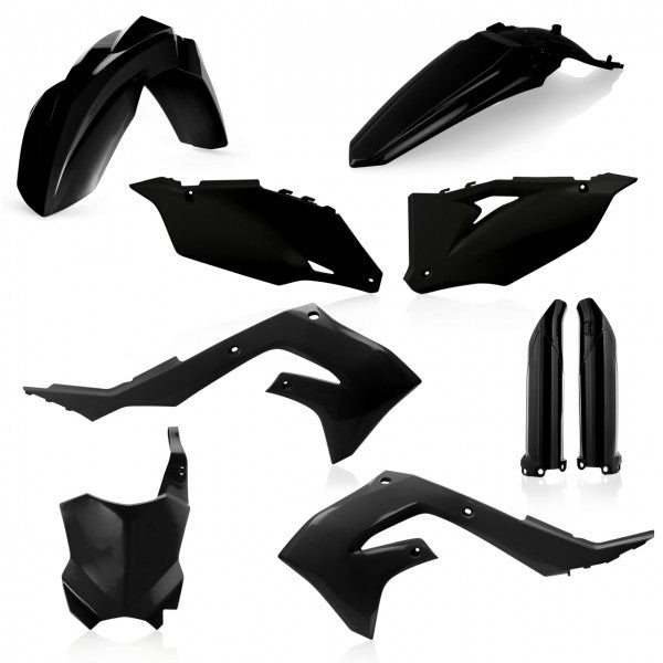 Acerbis full plastic kit Zwart Kawasaki KX 250F 2021-2024 & KX 450F 2019-2023