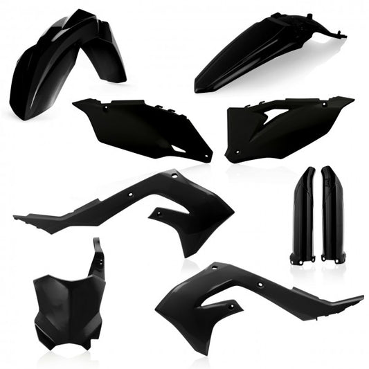 Acerbis full plastic kit Zwart Kawasaki KX 250F 2021-2024 & KX 450F 2019-2023