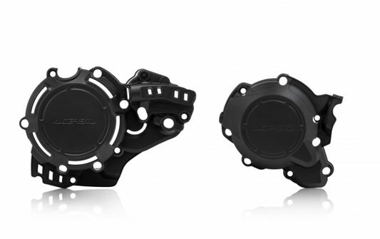 Acerbis X-Power motorblok beschermers Zwart KTM SX 250 2019- & EXC 250/300 TPI 2020- & Husqvarna TC 250 2019- & TE 250i/300i 2020-