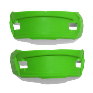 Cycra Protectores de Placa para Horquilla Delantera Color Verde para Todos los Portamatrículas Delanteras Cycra Stadium
