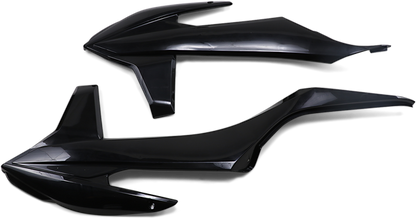 Cycra Powerflow Radiator Kappen Zwart KTM SX 125/150/250 2019-2022 & SX-F 250/350/450 2019-2022 & EXC 250/300 20- & EXC-F 250/350/450/500 20-
