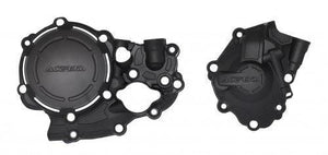 Acerbis X-Power Protecteurs de bloc moteur Noir Honda CRF 250R 2018- & CRF 250RX/300RX 2019-