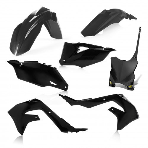Cycra plastic kit Zwart Kawasaki KX 250F 2021-2024 &amp; KX 450F 2019-2023