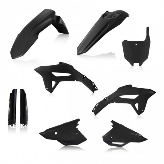 Acerbis plastic kit Zwart Honda CRF 250R 2022- & CRF 450R 2021-