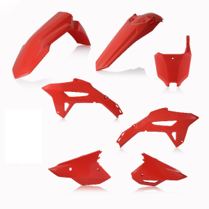 Acerbis plastic kit Rood Honda CRF 250R 2022- &amp; CRF 450R 2021- (geen voorvork beschermers)