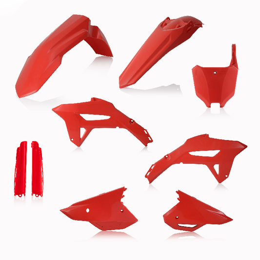 Acerbis plastic kit Rood Honda CRF 250R 2022- &amp; CRF 450R 2021-
