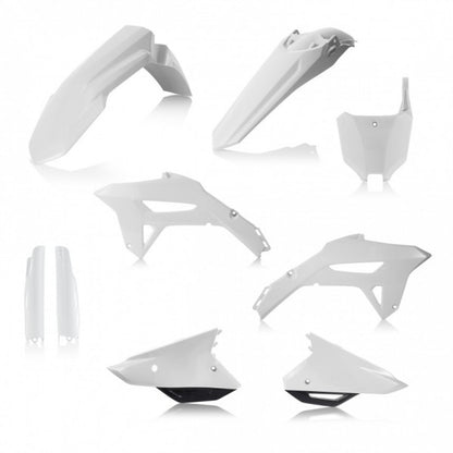 Acerbis plastic kit Wit / Zwart Honda CRF 250R 2022- & CRF 450R 2021-