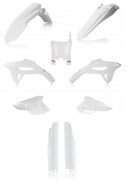 Cycra plastic kit Wit Honda CRF 250R 2022-2024 & CRF 450R 2021-2024
