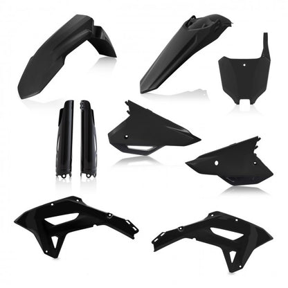 Acerbis plastic kit Zwart Honda CRF 250RX/300RX 2022- & CRF 450RX 2021-