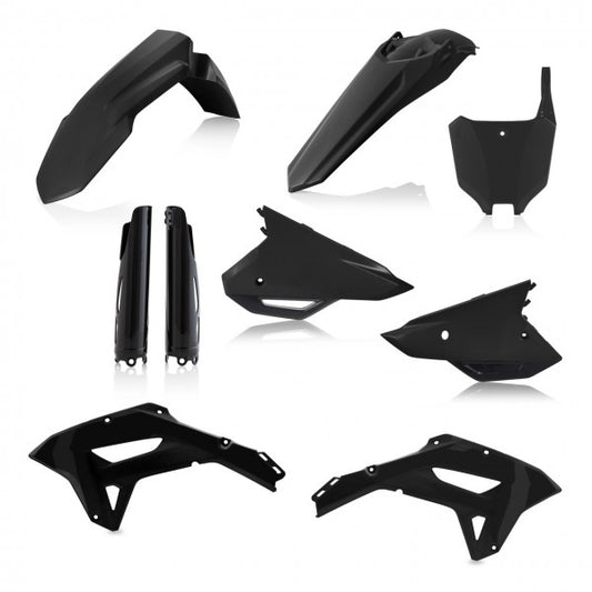 Acerbis plastic kit Zwart Honda CRF 250RX/300RX 2022- & CRF 450RX 2021-