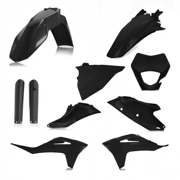 Cycra ( full kit ) plastic kit Zwart Gas Gas EC 250/300 2021- & EC 250F/350F 2021-
