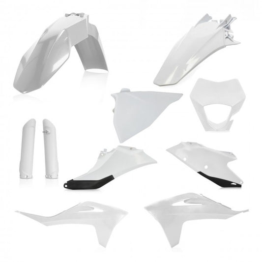 Cycra ( full kit ) plastic kit Wit / Zwart Gas Gas EC 250/300 2021- & EC 250F/350F 2021-