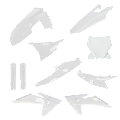 I-Plastics plastic kit ( incl voorvork beschermers ) Wit KTM SX 125/150/250/300 2023-2024 & SX-F 250/350/450 2023-2024