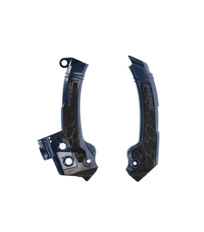 Acerbis X-Grip frame beschermers Blauw / Zwart Husqvarna TC 125/250 2023- & FC 250/350/450 2023- & TE 150i/250i/300i 2024- & FE 250/350/450/501 2024-
