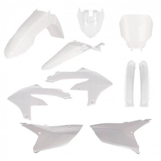 Acerbis plastic kit Wit Yamaha YZ 250F 2024- &amp; YZ 450F 2023- ( geen helder wit )
