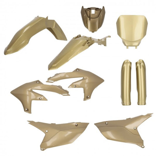 Acerbis plastic kit Goud Yamaha YZ 250F 2024- & YZ 450F 2023-2024 ( Limited Edition 50 years Acerbis )