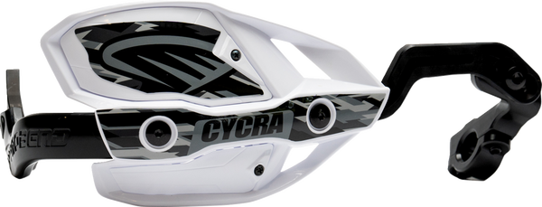 Cycra Dichte Handkappen Wit Ultra Pro Bend CRM voor 28,6mm stuur