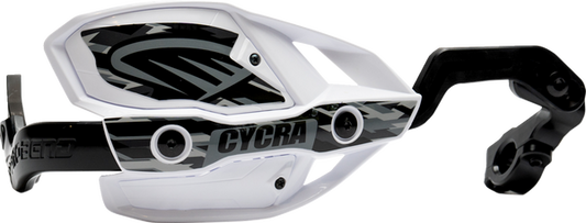 Cycra Dichte Handkappen Wit Ultra Pro Bend CRM voor 28,6mm stuur