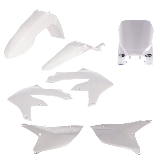 Cycra plastic kit Wit Yamaha YZ 250F 2024- &amp; YZ 450F 2023-