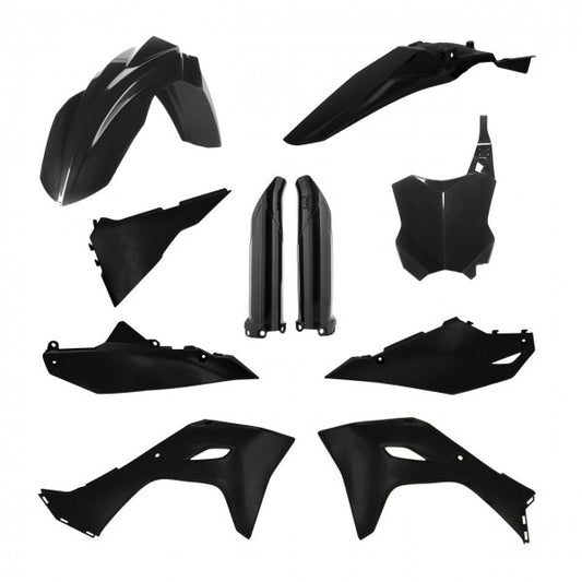 Acerbis full plastic kit Zwart Kawasaki KX 250F 2025- & KX 450F 2024-