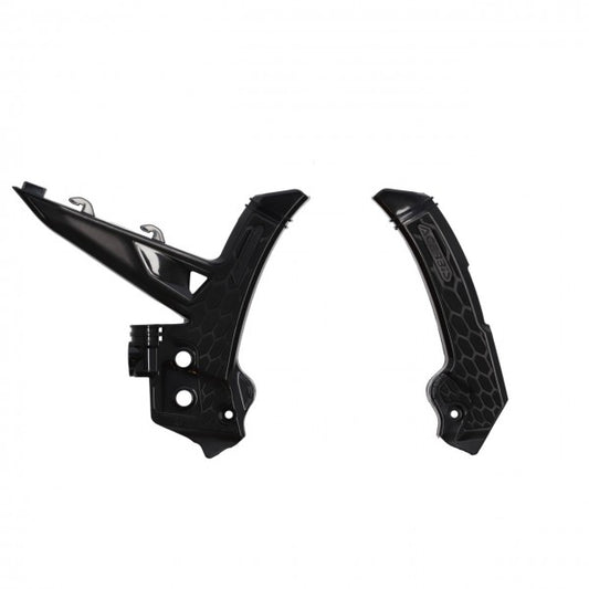 Acerbis X-Grip frame beschermers Zwart Gas Gas MC 125/250 2024 &amp; MC-F 250/350/450 2024 &amp; EC 250/300 2024 &amp; EC 250F/350F/450F/500F 2024