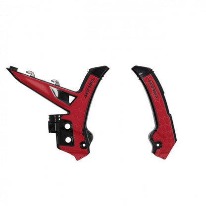 Acerbis X-Grip frame beschermers Rood / Zwart Gas Gas MC 125/250 2024 &amp; MC-F 250/350/450 2024 &amp; EC 250/300 2024 &amp; EC 250F/350F/450F/500F 2024