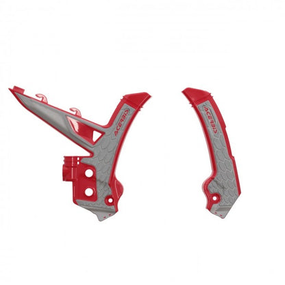 Acerbis X-Grip frame beschermers Rood / Grijs Gas Gas MC 125/250 2024 &amp; MC-F 250/350/450 2024 &amp; EC 250/300 2024 &amp; EC 250F/350F/450F/500F 2024