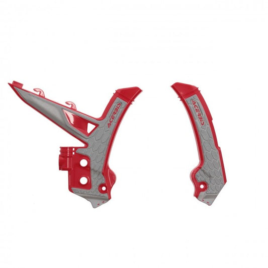 Acerbis X-Grip frame beschermers Rood / Grijs Gas Gas MC 125/250 2024 &amp; MC-F 250/350/450 2024 &amp; EC 250/300 2024 &amp; EC 250F/350F/450F/500F 2024