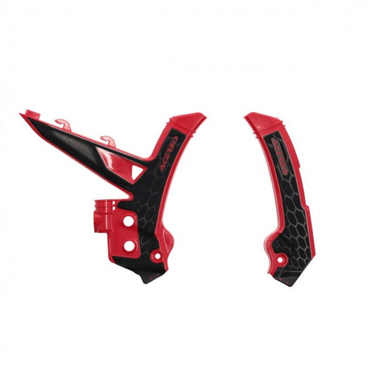 Acerbis X-Grip frame beschermers Zwart / Rood Gas Gas MC 125/250 2024 &amp; MC-F 250/350/450 2024 &amp; EC 250/300 2024 &amp; EC 250F/350F/450F/500F 2024