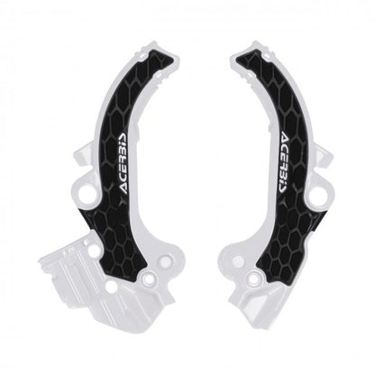 Acerbis X-Grip frame beschermers wit / zwart KTM SX 65 2024- &amp; Husqvarna TC 65 2024- &amp; Gas Gas MC 65 2024-