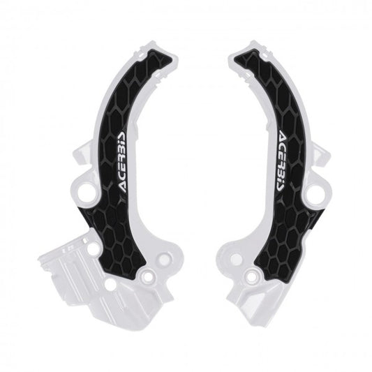 Acerbis X-Grip frame beschermers wit / zwart KTM SX 65 2024- &amp; Husqvarna TC 65 2024- &amp; Gas Gas MC 65 2024-