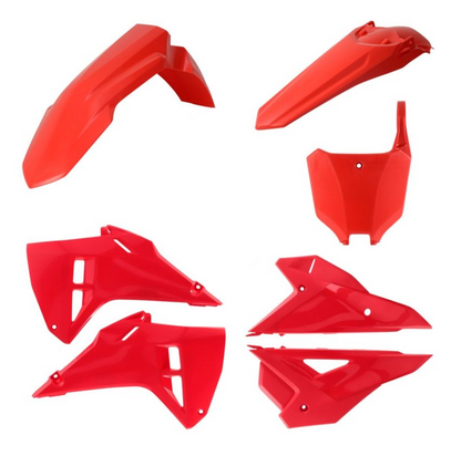 Acerbis plastic kit Rood Honda CRF 250R 2025 &amp; CRF 450R 2025 (geen voorvork beschermers)