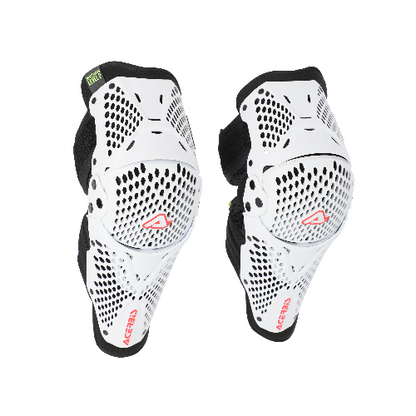 Acerbis knie beschermers K035 Wit ( volwassenen one size)