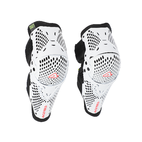 Acerbis knie beschermers K035 Wit ( volwassenen one size)