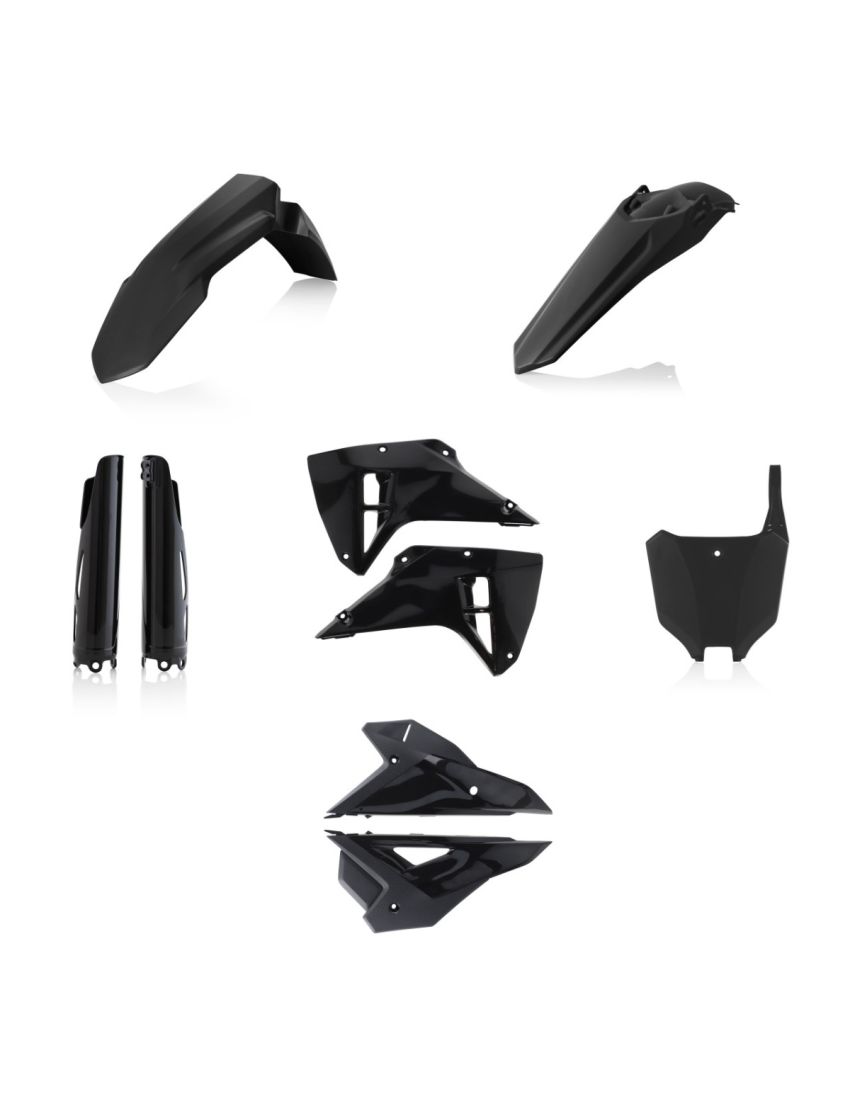Acerbis plastic kit Zwart Honda CRF 250RX 2025- & CRF 450RX 2025-