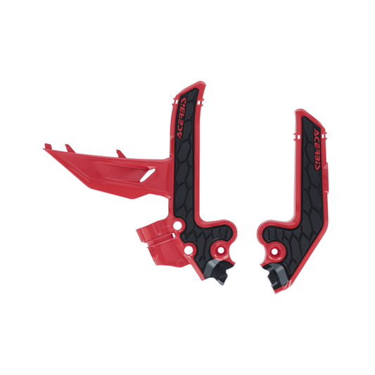 Acerbis X-Grip frame beschermers Rood / Zwart KTM SX 85 2025- &amp; Gas Gas MC 85 2025-